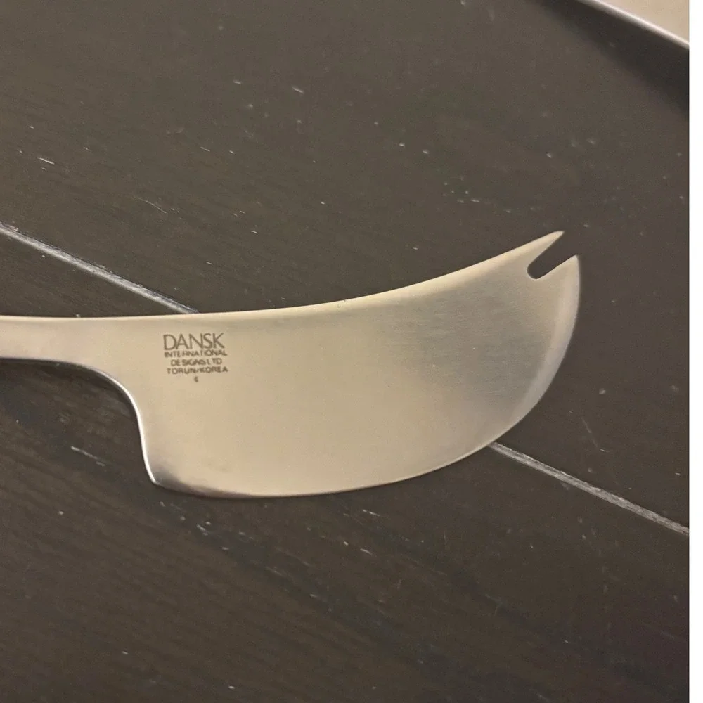 TORUN Dansk Stainless‎ - Solid Cheese Serving Pick (Master Cheese Knife)+4 Picks